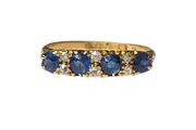 Antique 1911 18k Sapphire and Diamond Ring