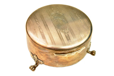 Vintage Birks Sterling Silver Pedestal Jewelry Box