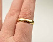 Estate 14k Birks 5mm Yellow Gold Wedding Band