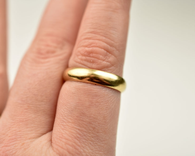 Estate 14k Birks 5mm Yellow Gold Wedding Band