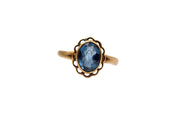 Vintage 10k Blue Topaz Ring