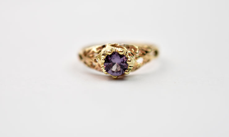 Vintage 10k Color Change Sapphire Ring