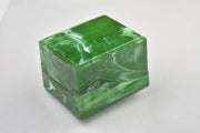 RESERVED - Vintage Faux Green Marble Ring Box