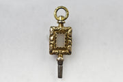 Antique Gold Filled Chalcedony Watch Key