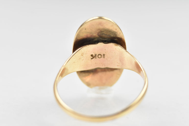 Vintage 10k L Signet Ring