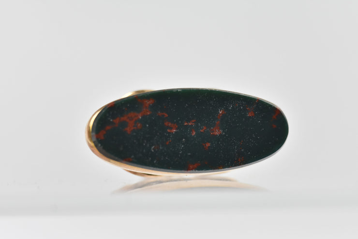 Gold Filled Bloodstone Fob