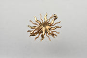 Antique Gold & Seed Pearl Star Brooch / Pendant