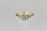 Vintage Mid-Century 14k Diamond Engagement Ring