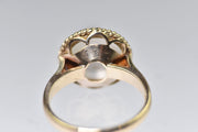 Vintage 14k Moonstone Cabochon Ring