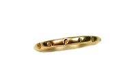 Vintage 14k Forget-Me-Not Bamboo Style Wedding or Stacking Band