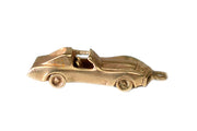 Estate 10k Corvette Car Charm Pendant