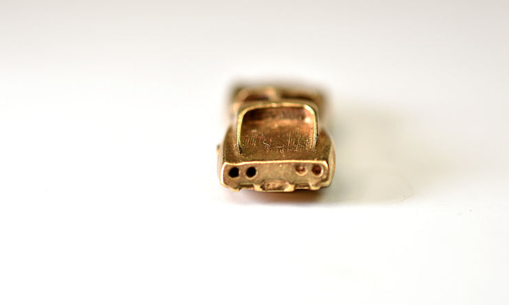 Estate 10k Corvette Car Charm Pendant