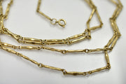 Vintage Gold Filled Long Pocket Watch Chain