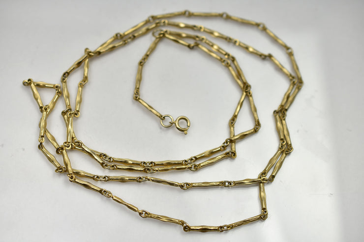 Vintage Gold Filled Long Pocket Watch Chain
