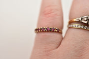 Vintage 14k Ruby Stacking Band / Ring