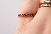 Vintage 14k Ruby Stacking Band / Ring
