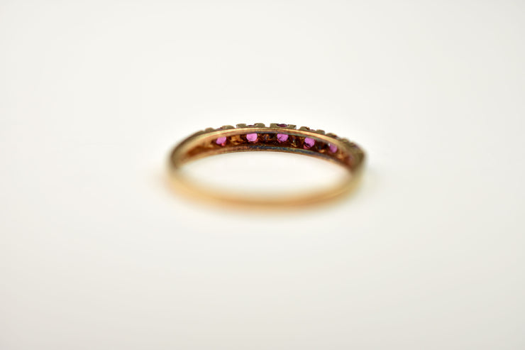 Vintage 14k Ruby Stacking Band / Ring