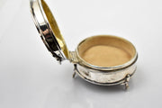 Antique 1919 Sterling Silver Trinket Box