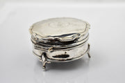 Antique 1919 Sterling Silver Trinket Box