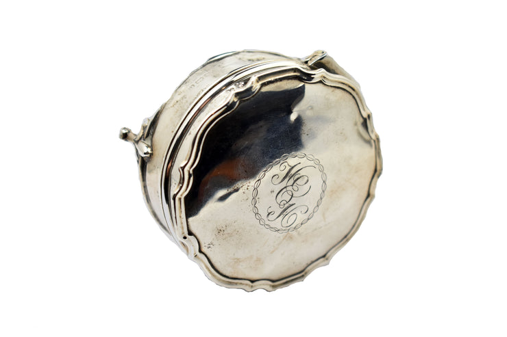 Antique 1919 Sterling Silver Trinket Box