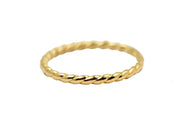 10k Twisted Gold Stacking Band