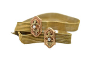 Matching Set of Gold Filled Victorian Wedding Bracelets